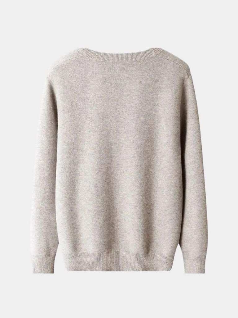 Men's V-Neck Merino Wool Cardigan - Cross & Crown
