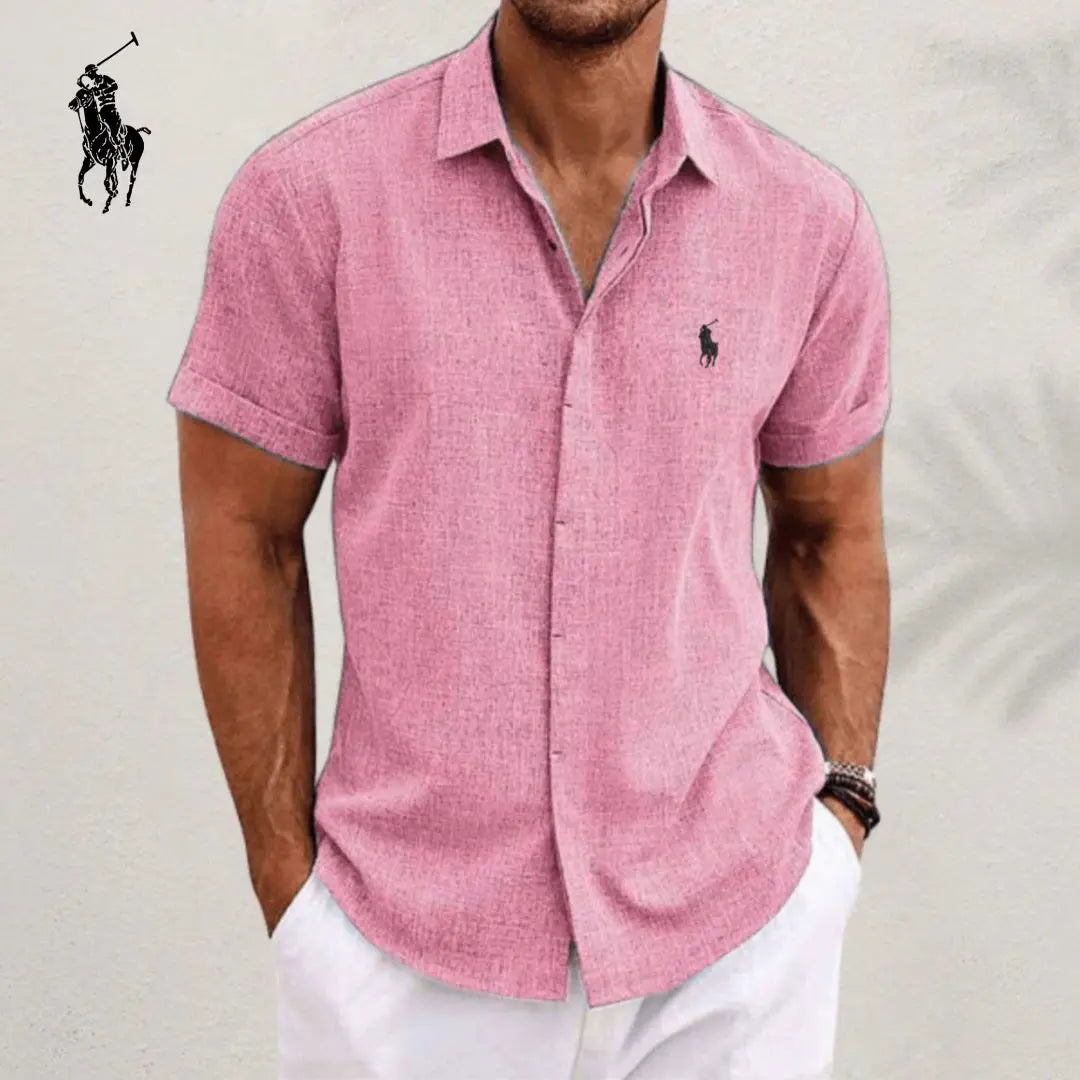 Chemise en lin et coton R.L. Elegant