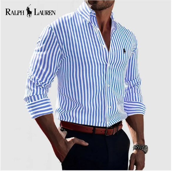 Chemise en coton rayée R.L.™