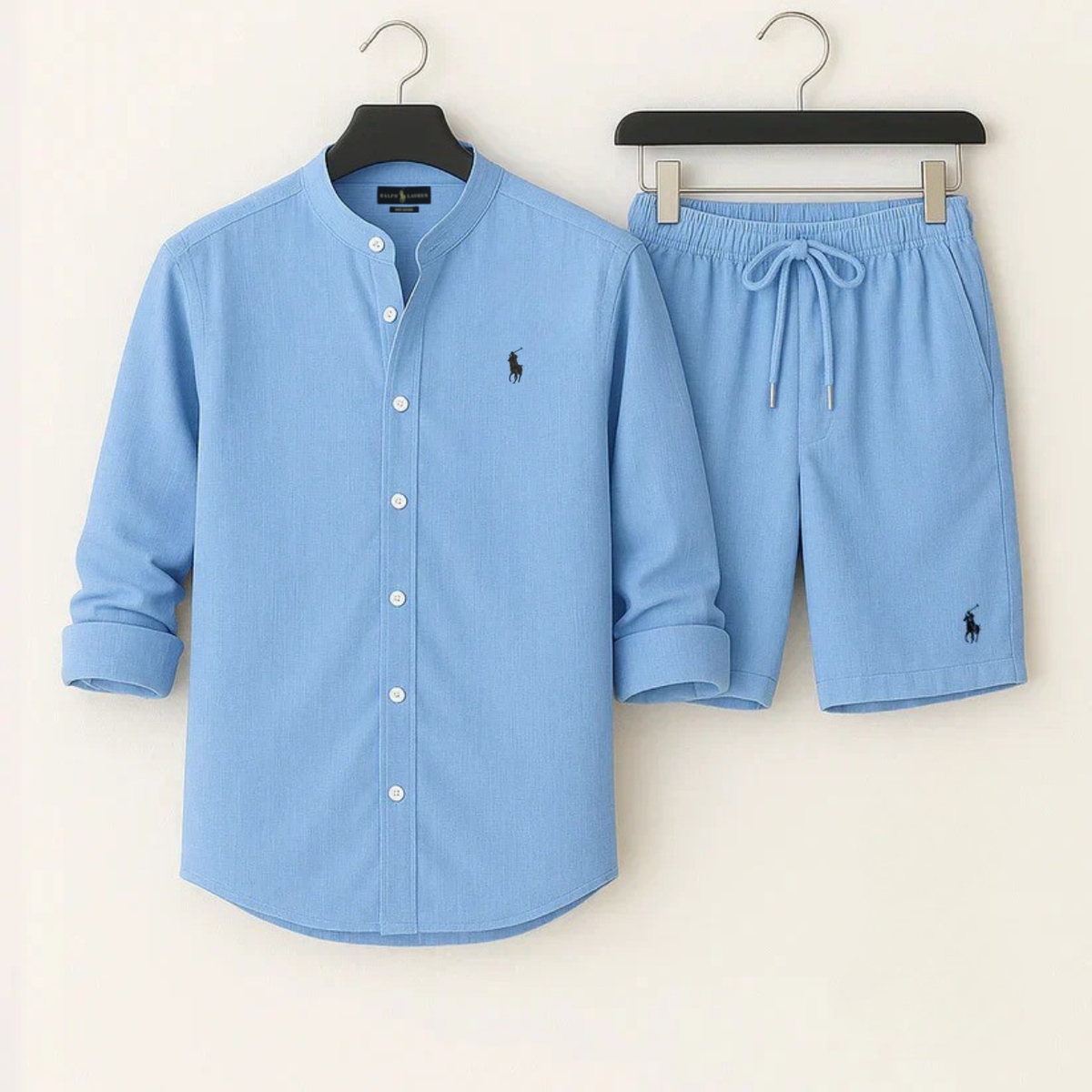 Ensemble chemise et short R.L Summer - Soldes