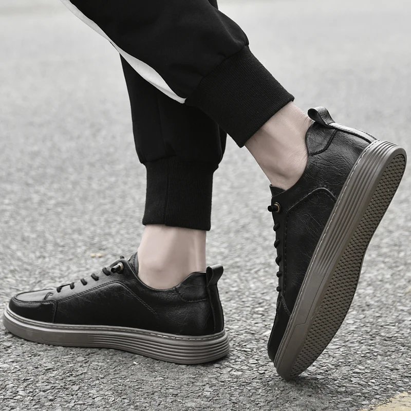 Baskets en cuir Luca Italia
