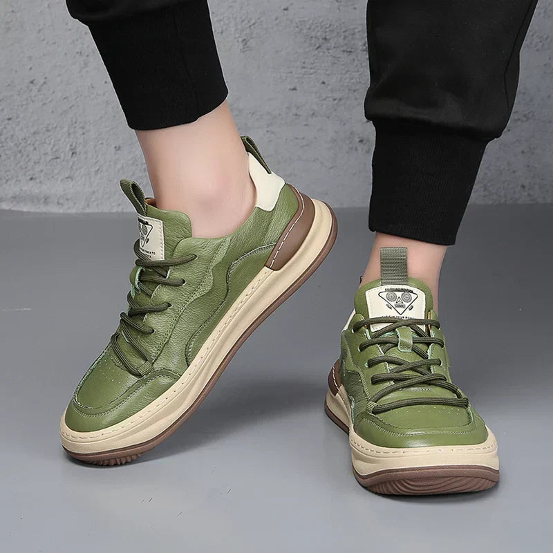 Baskets en cuir Luca Italiana