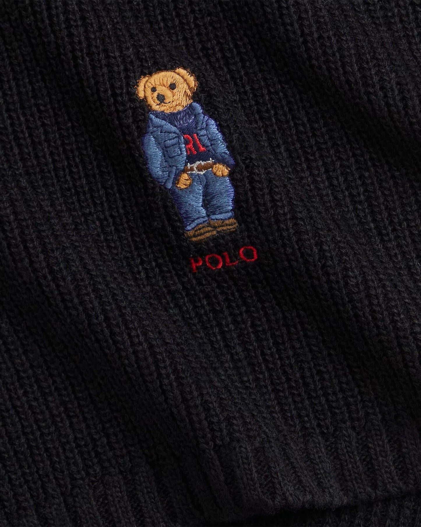 Écharpe en maille R.L Polo Bear
