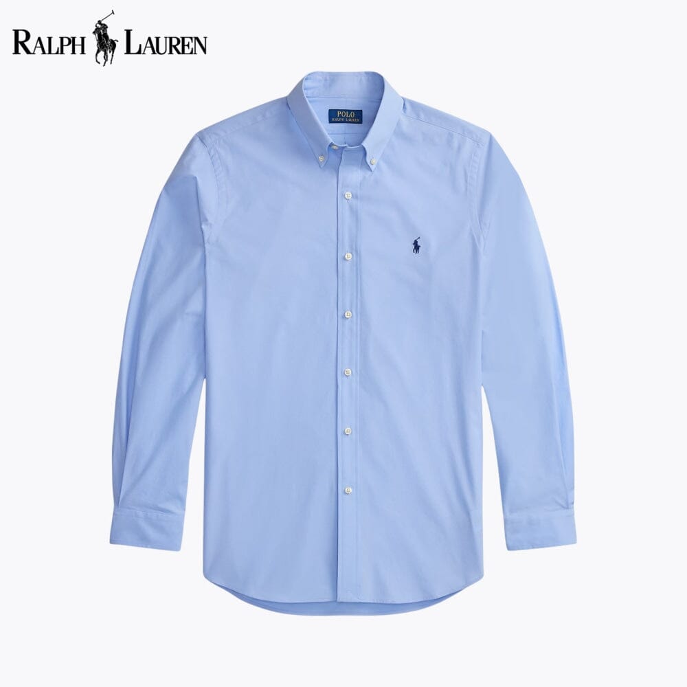 Chemise en popeline extensible coupe classique R.L.