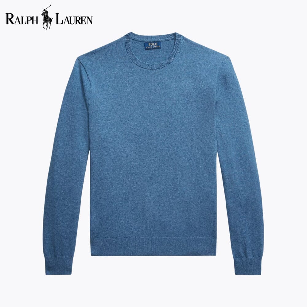 Pull ras-du-cou en coton et cachemire R.L.