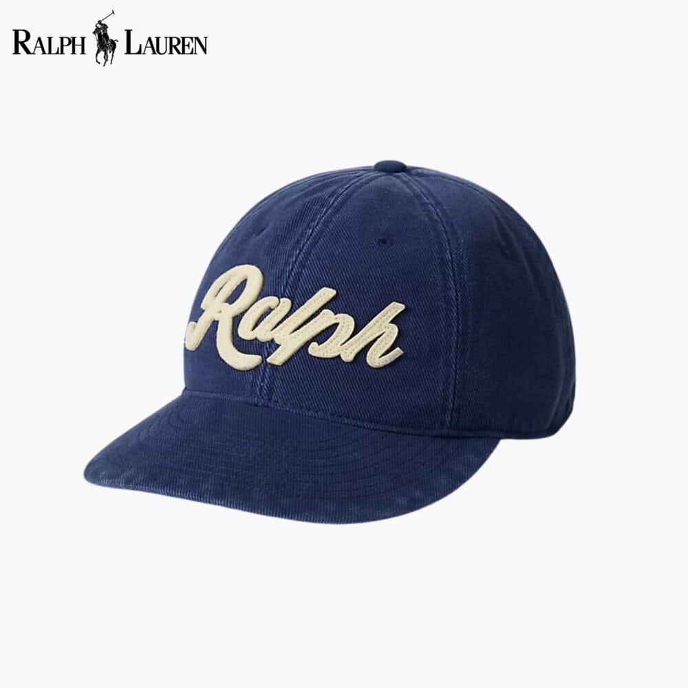 Casquette en sergé avec logo R.L.