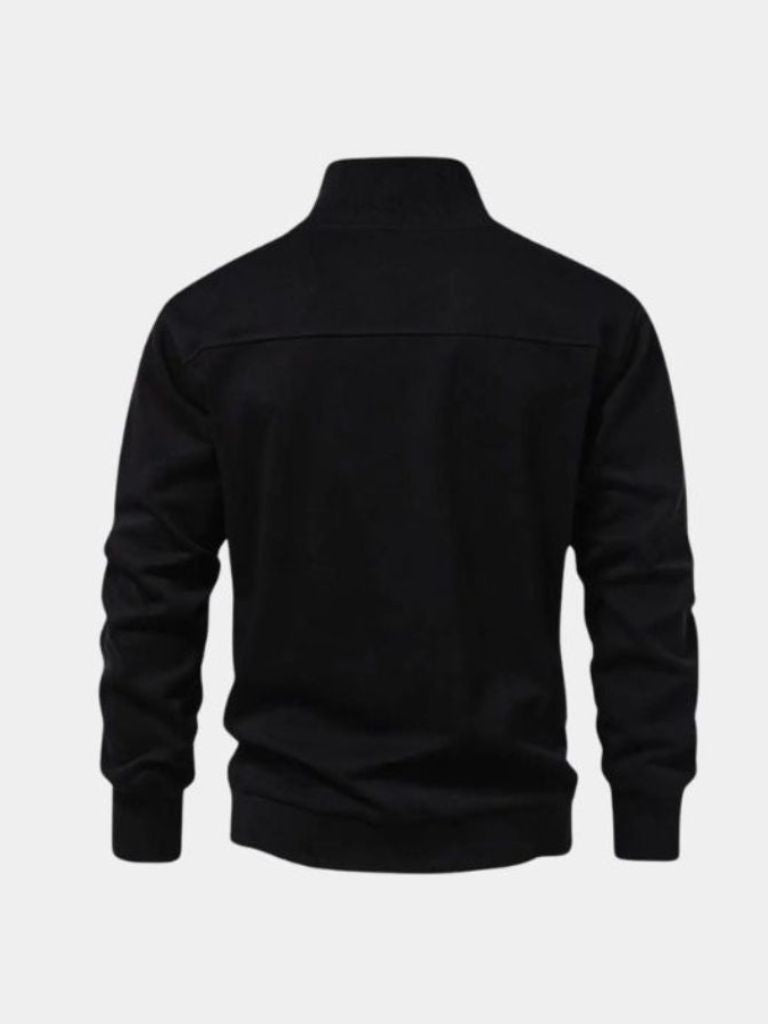Sweat zippé col à revers Sport - Cross & Crown