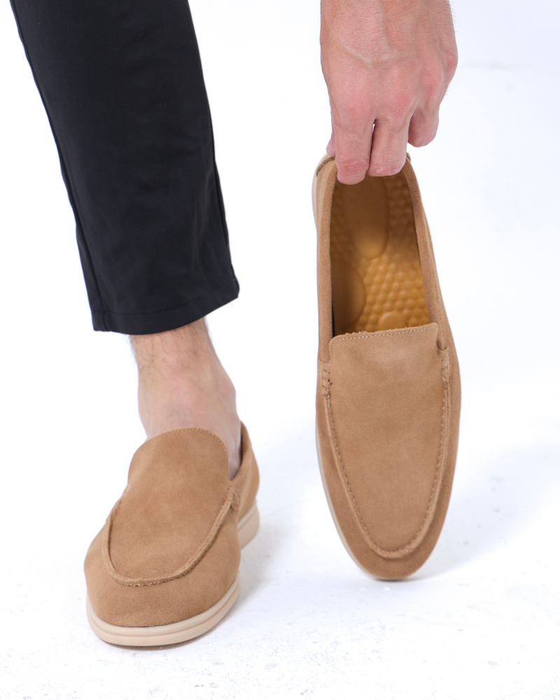 Mocassins en suède de première qualité