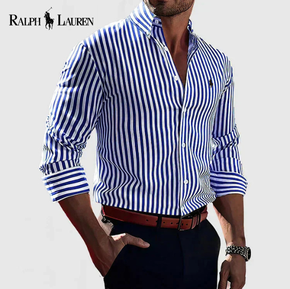 Chemise en coton rayée R.L.™