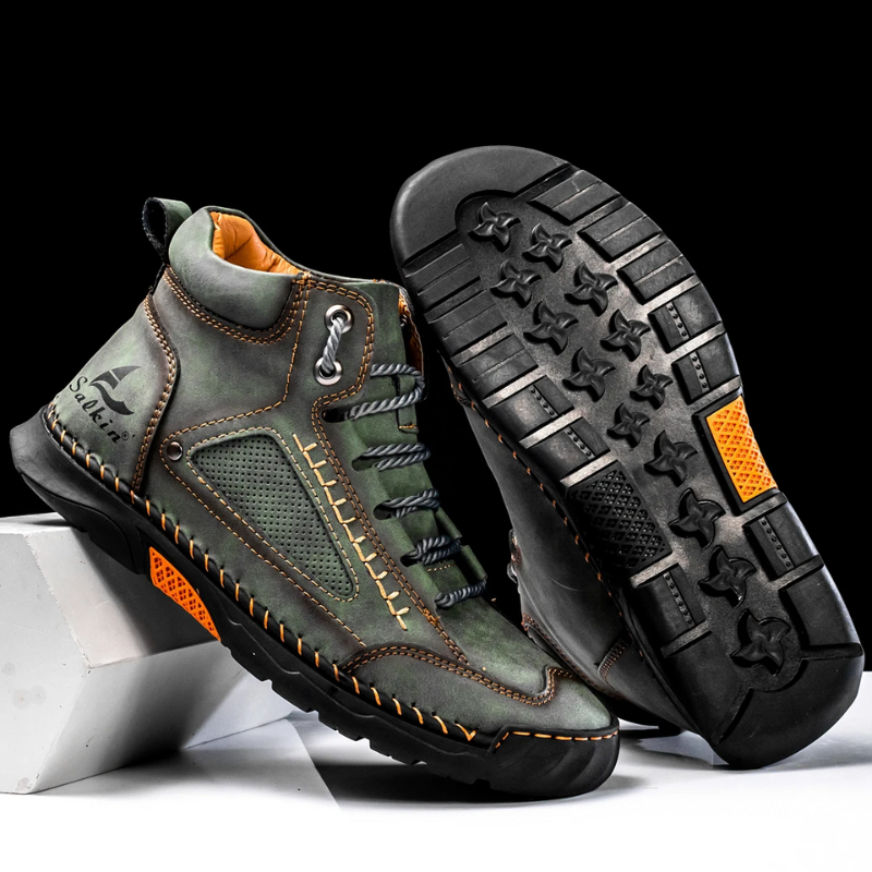 Chaussures montantes en cuir St. Moritz