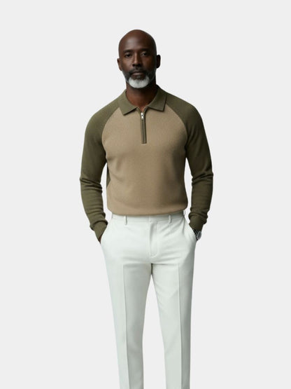 Pull Zippé Raglan - Croix & Couronne