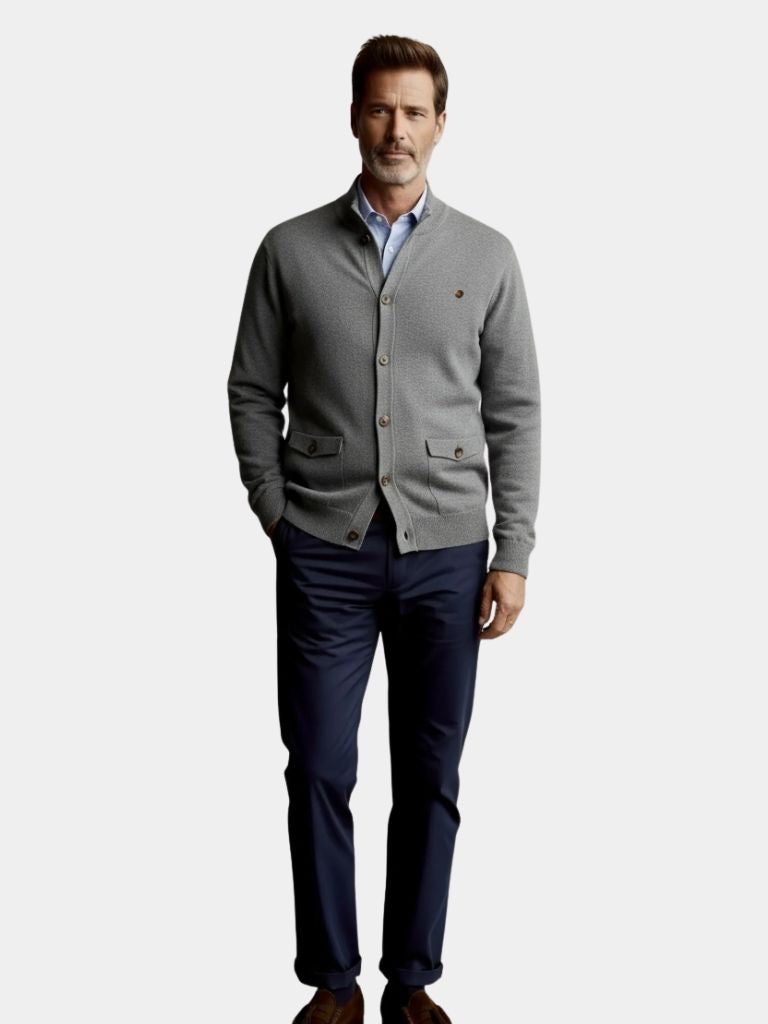 Cross & Crown Knitted Cotton Cardigan