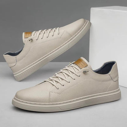 Baskets en cuir véritable Lusso Passo