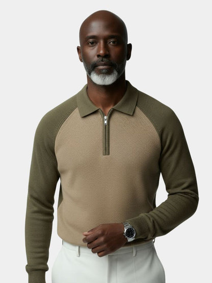 Pull Zippé Raglan - Croix & Couronne