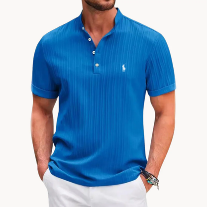 Chemise Henley côtelée L.C. - Vente de liquidation