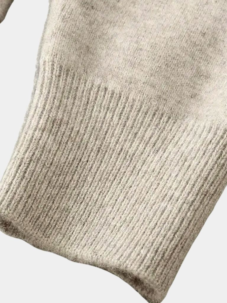 Men's V-Neck Merino Wool Cardigan - Cross & Crown