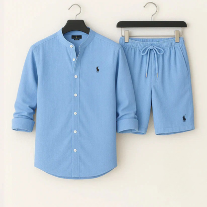 Ensemble chemise et short R.L Summer - Soldes