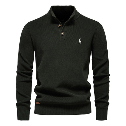 Pull en tricot Henley R.L Premium || Vente de liquidation
