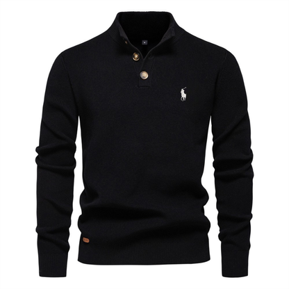 Pull en tricot Henley R.L Premium || Vente de liquidation