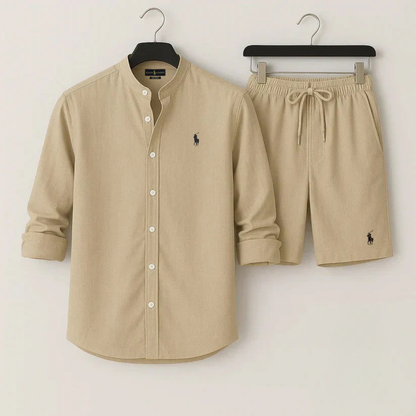 Ensemble chemise et short R.L Summer - Soldes