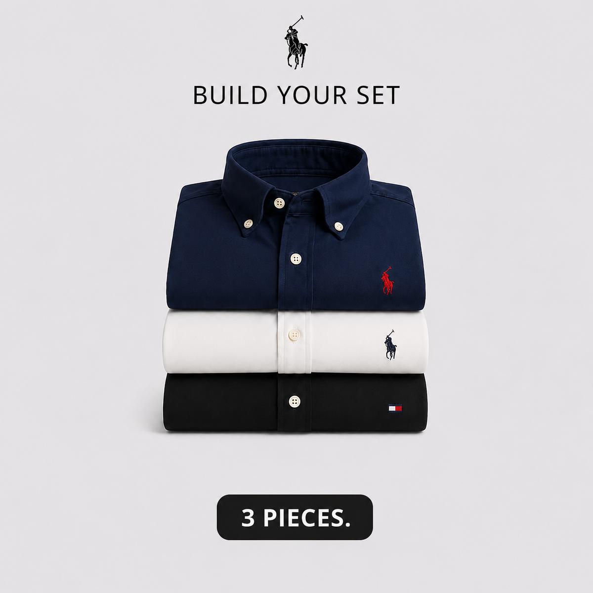 Lot de 3 Chemises Oxford Premium