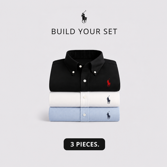 Ensemble chemise habillée premium 3 pièces