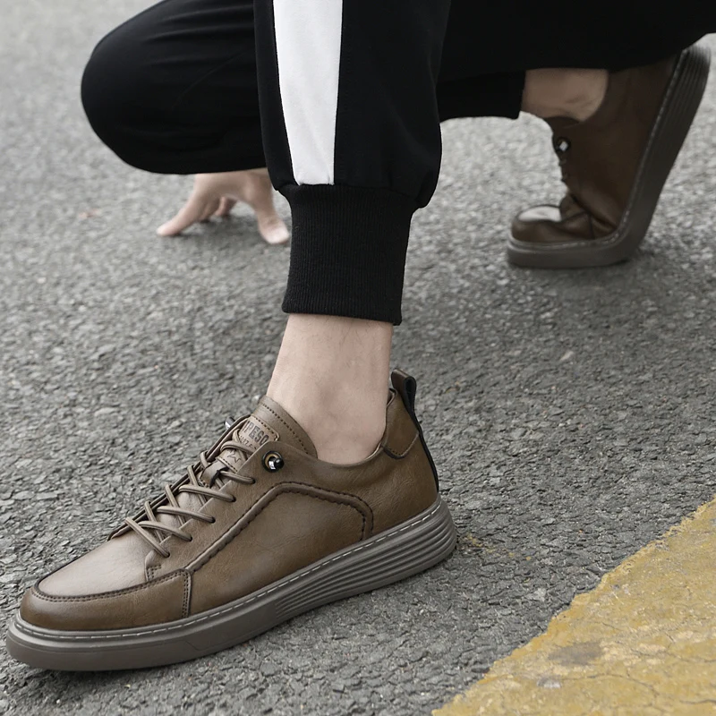 Baskets en cuir Luca Italia