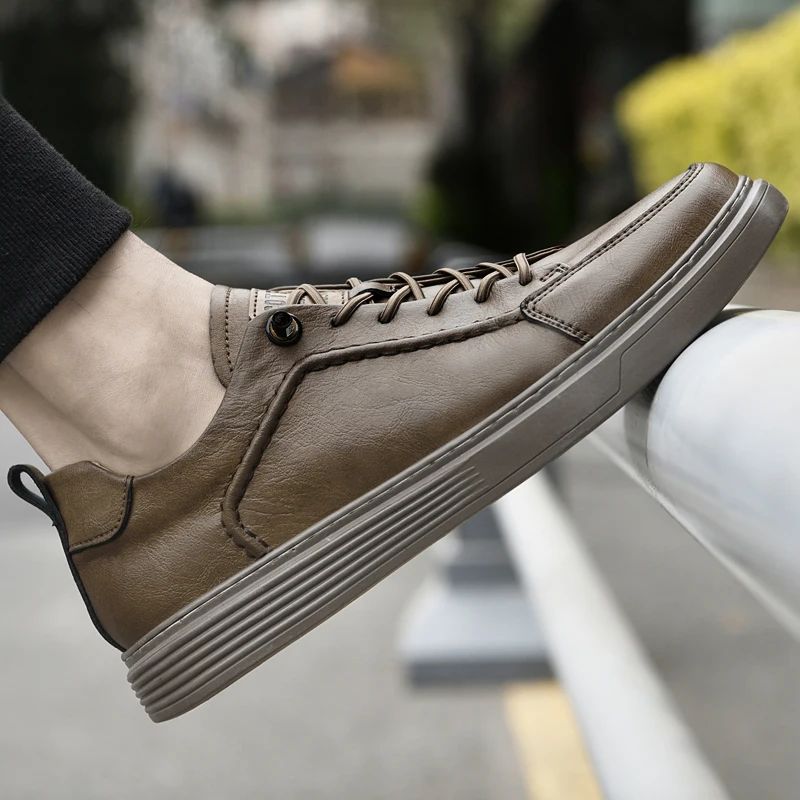 Baskets en cuir Luca Italia