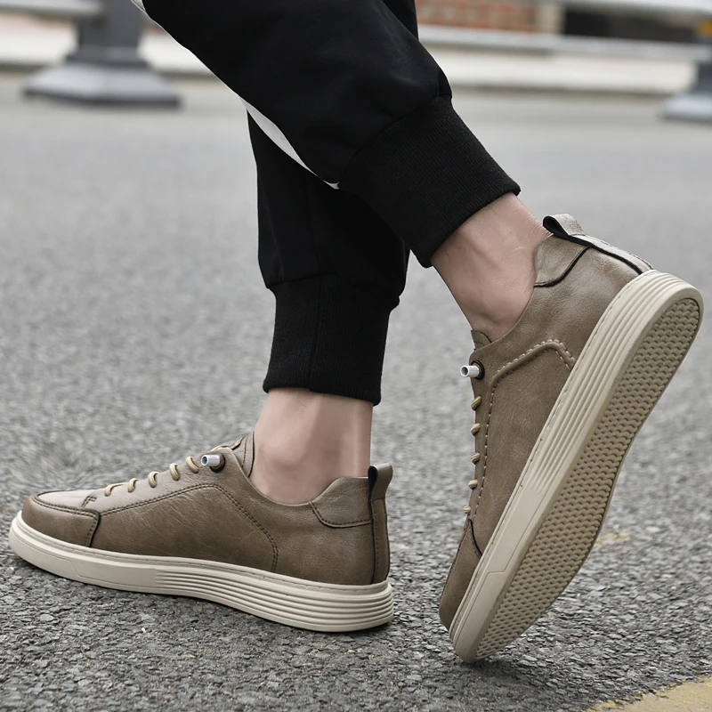 Baskets en cuir Luca Italia