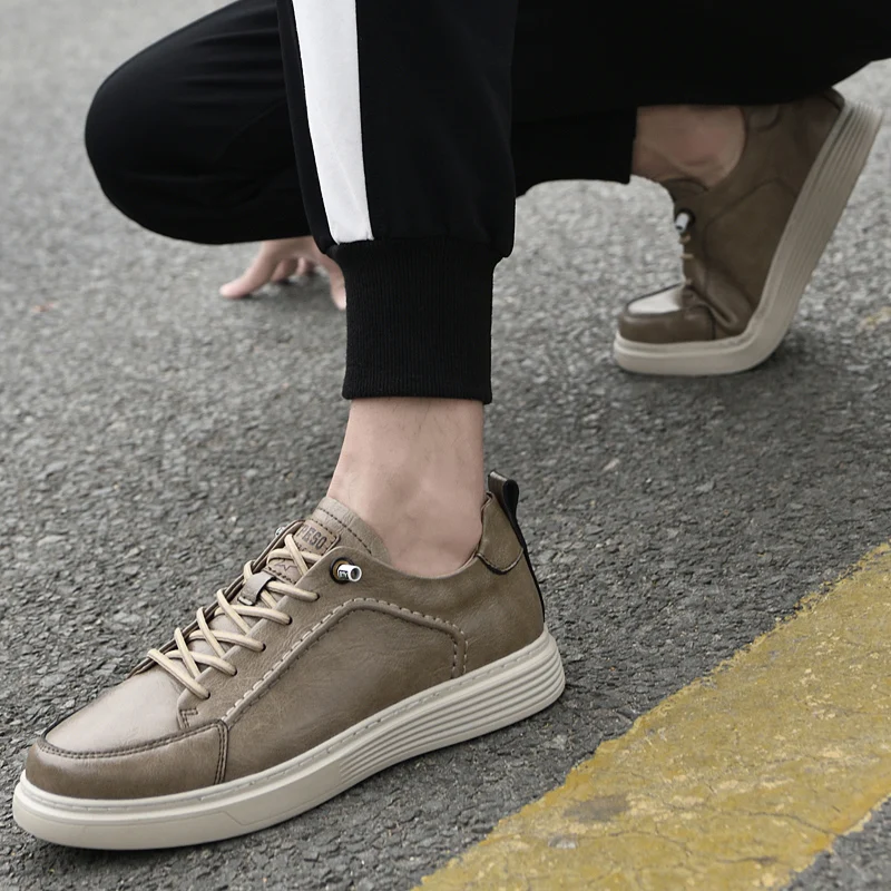 Baskets en cuir Luca Italia