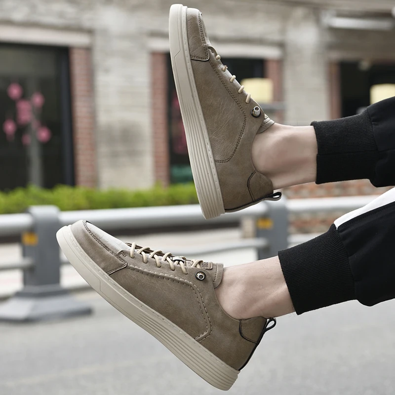 Baskets en cuir Luca Italia