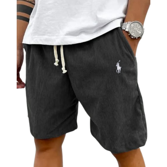 R.L. – Short en velours côtelé classique