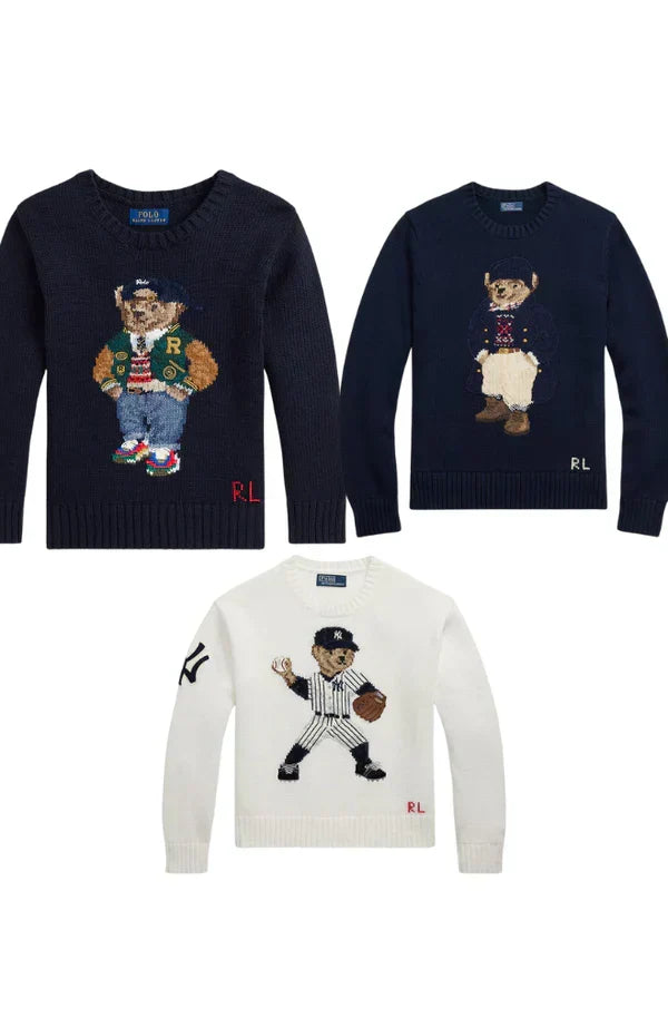 R.L Ensemble 3 Styles RL Polo Bear Pull Ensemble YANKES