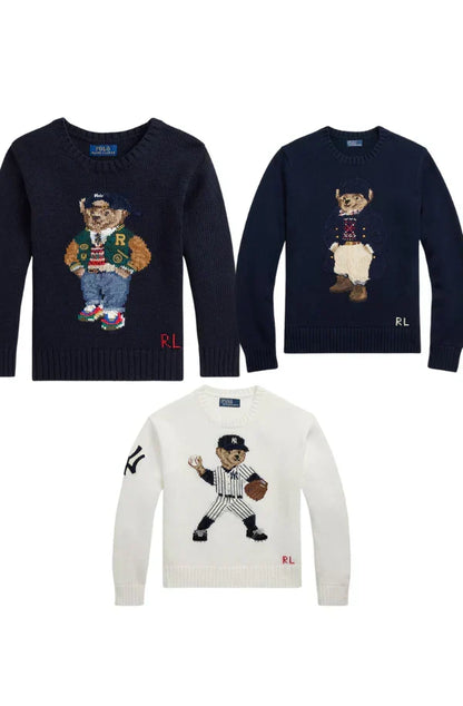 R.L Ensemble 3 Styles RL Polo Bear Pull Ensemble YANKES
