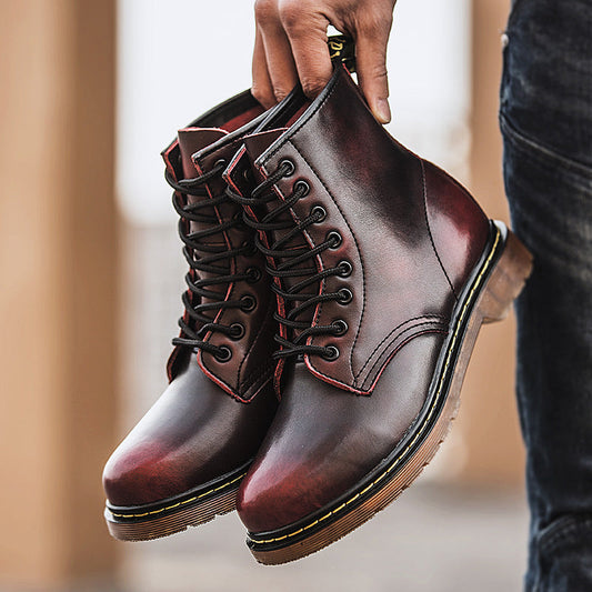 Bottes en cuir véritable Apollo
