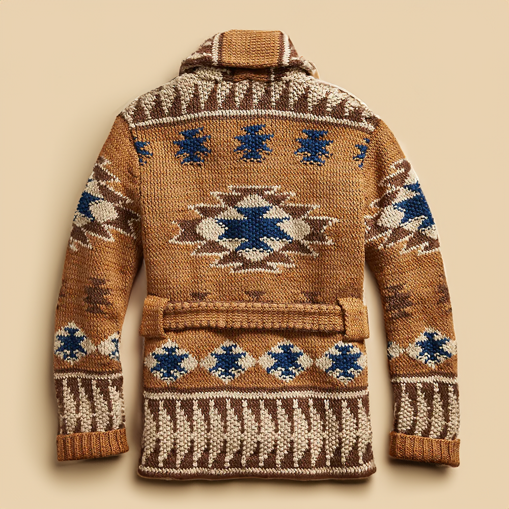 Gilet en laine jacquard Romero