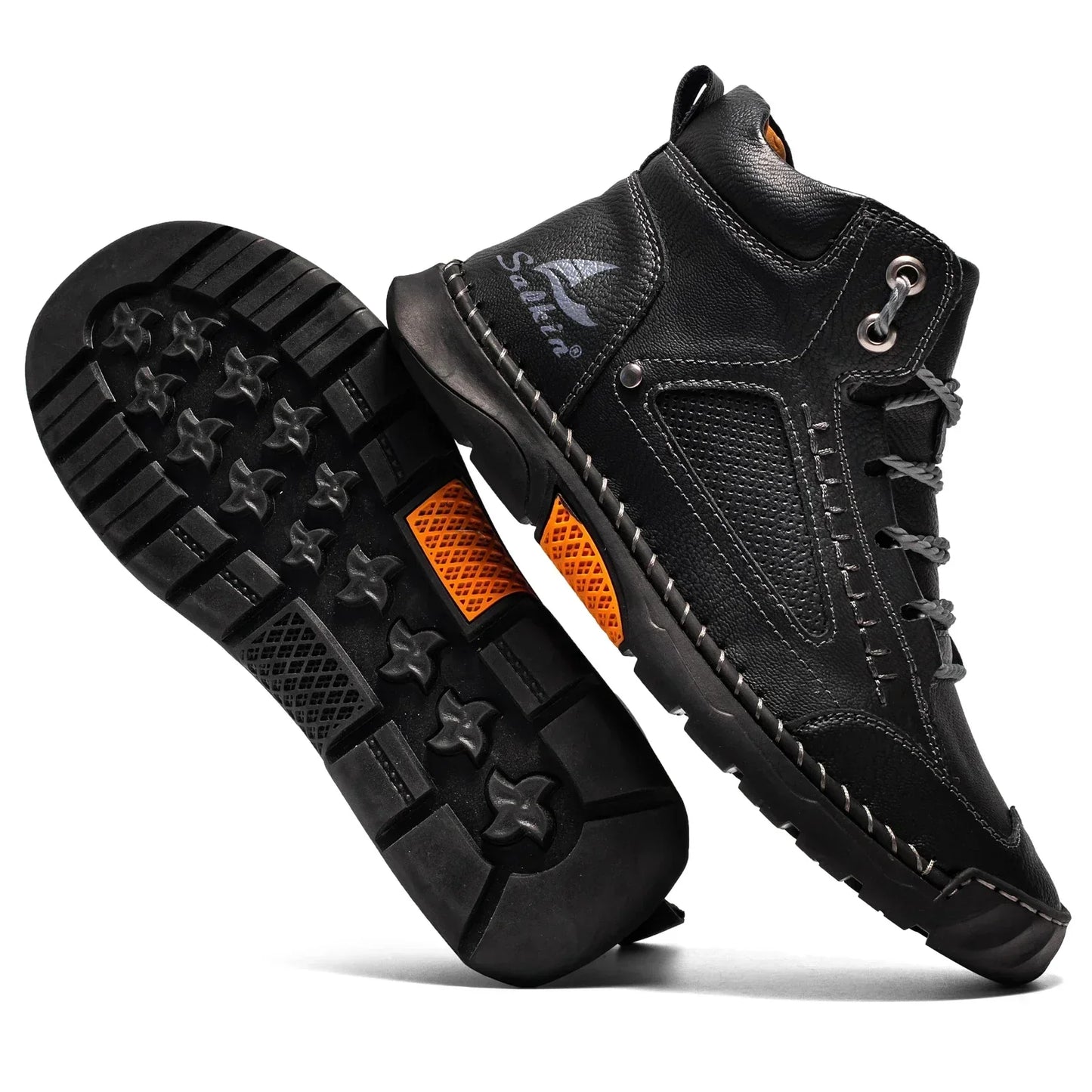 Chaussures montantes en cuir St. Moritz