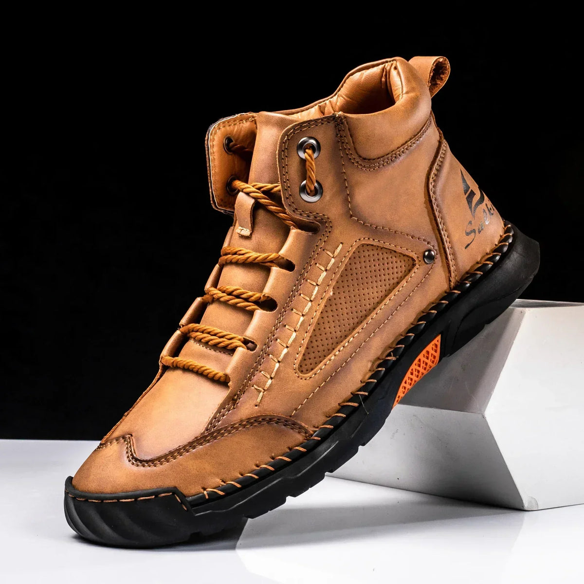 Chaussures montantes en cuir St. Moritz