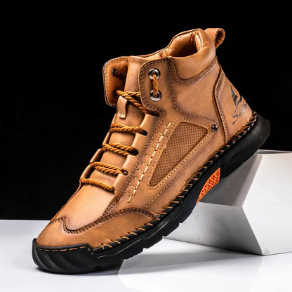 Chaussures montantes en cuir St. Moritz