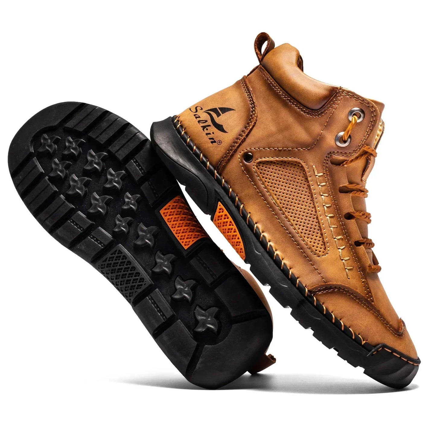 Chaussures montantes en cuir St. Moritz