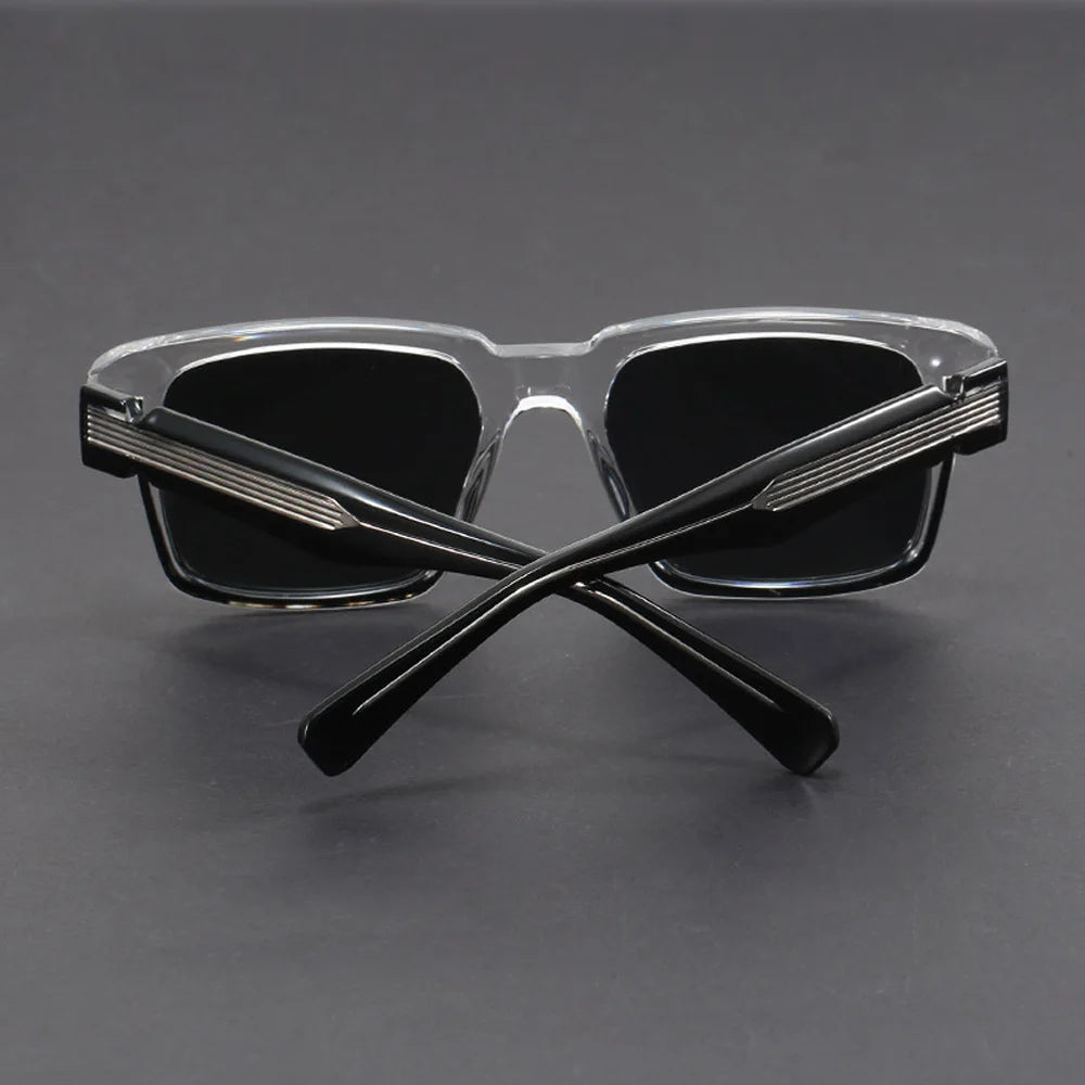 Lunettes de soleil carrées en acétate Monaco
