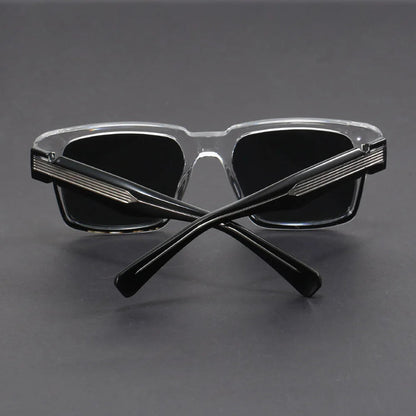 Lunettes de soleil carrées en acétate Monaco