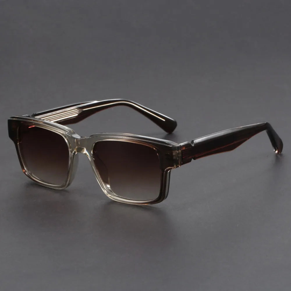 Lunettes de soleil carrées en acétate Monaco