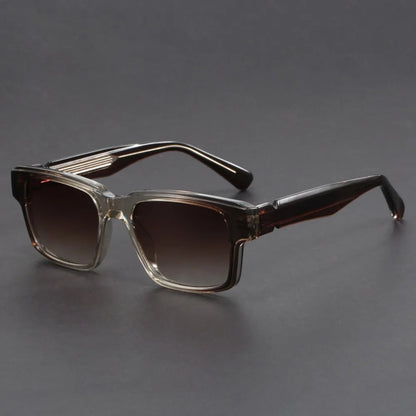 Lunettes de soleil carrées en acétate Monaco