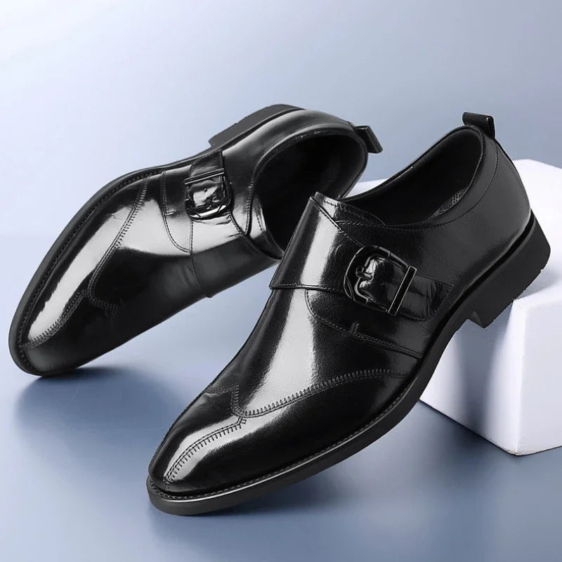 Mocassins en cuir véritable Lusso Italiana