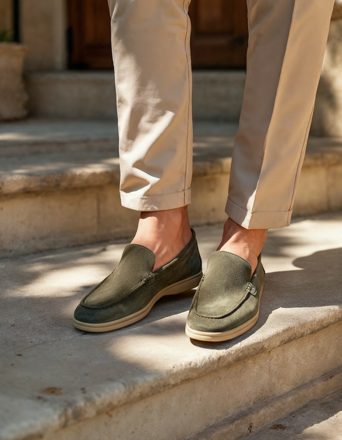 Mocassins en suède de première qualité
