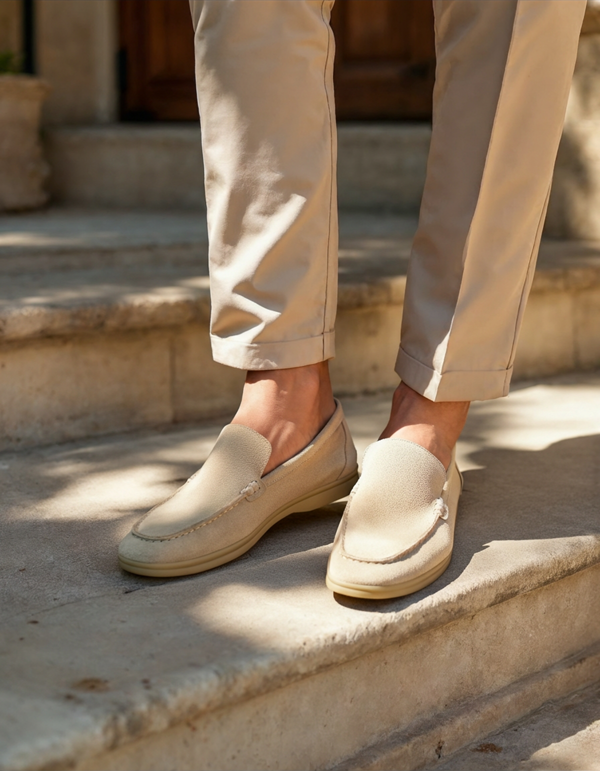 Mocassins en suède de première qualité