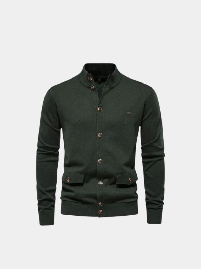 Cross & Crown Knitted Cotton Cardigan