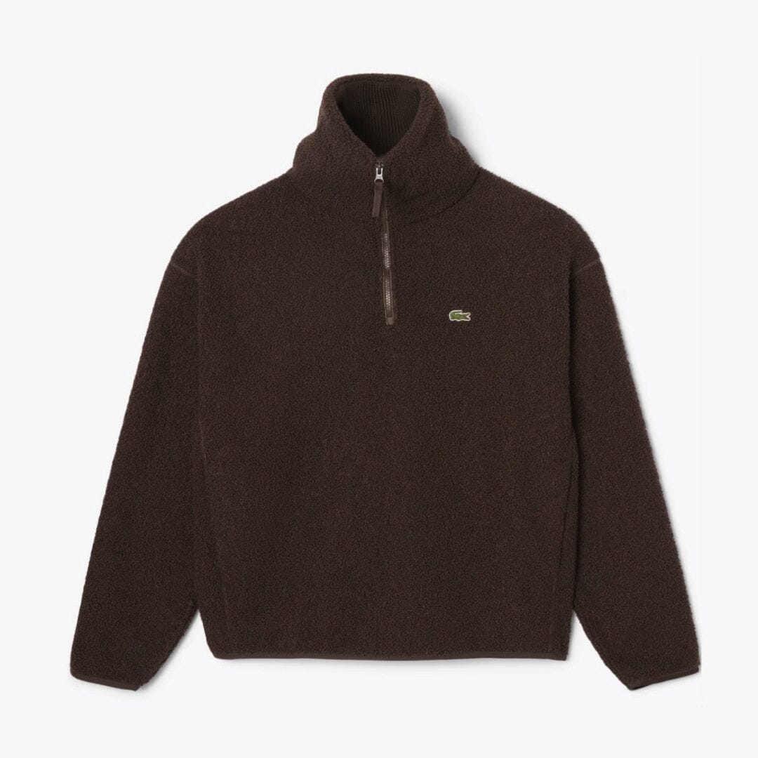 Sweat-shirt en polaire L.C à col zippé