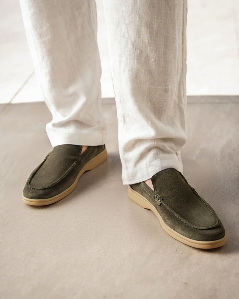 Mocassins en suède de première qualité